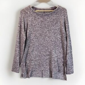 American Eagle Soft & Sexy Plush Top M Stretch Knit Cozy Pink Heathered Cozy‎